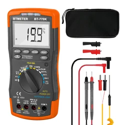 Digital Multimeter BT-770K Auto Ranging for Dwell Angle Pulse Width Tach Temperature Duty Current Voltage Resistance Test