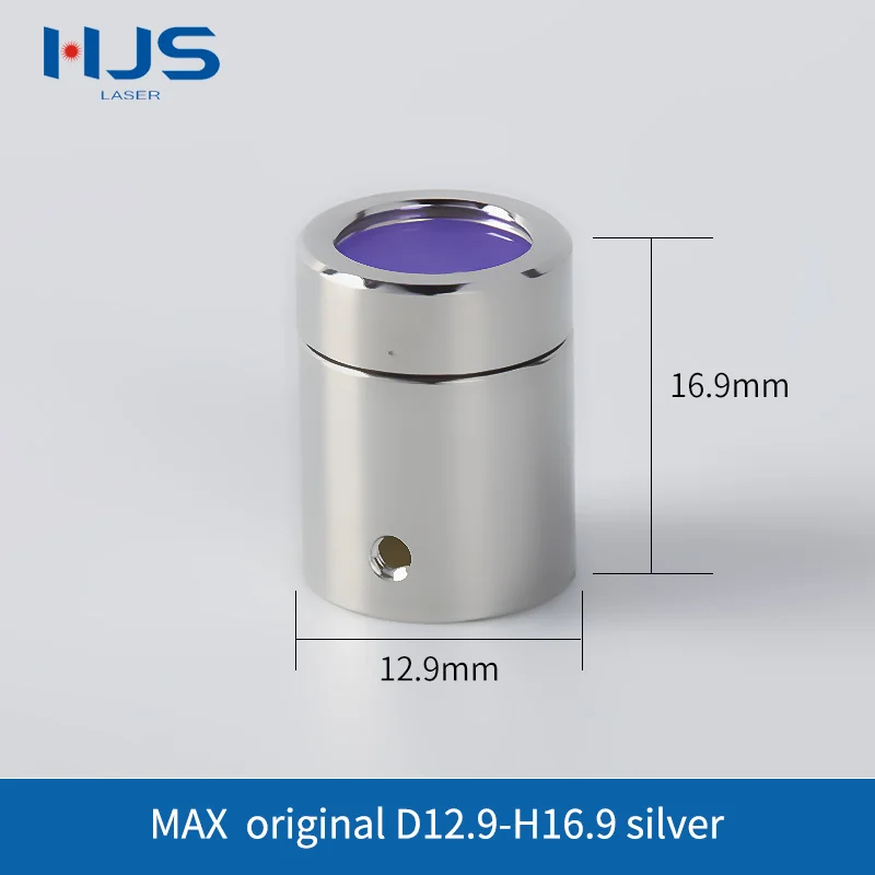 HJS MAX QBH laser Protective Cap Windows Crystal Gold/Silver D12.8 D12.9 For Welding Cutting Laser Source Optical Fiber Cable