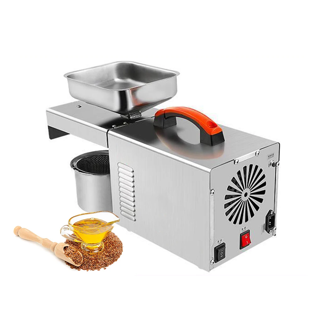 

Small Domestic Stainless Steel Oil Press, Intelligent Automatic Oil Extraction Machine