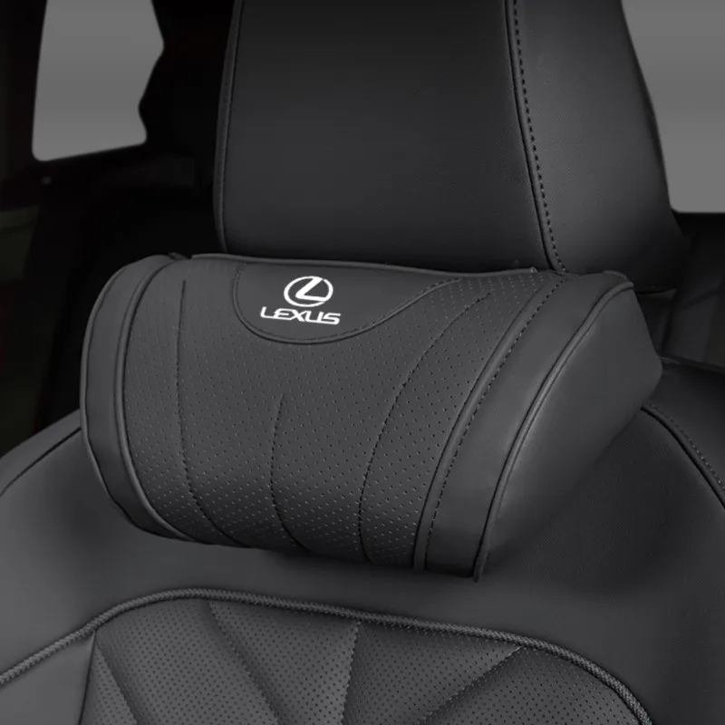 

Lexus автомобильная подушка для шеи кожаная дышащая мягкая подголовник аксессуары для интерьера для Lexus CT ES GS NX IS250 CT200h IS300h ES300h