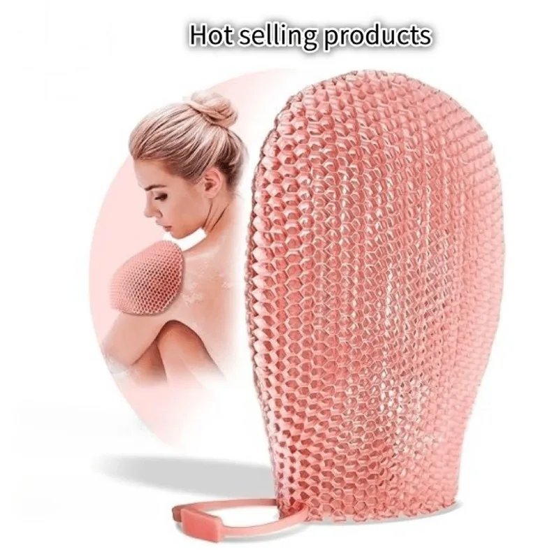 Comfortable Honeycomb Shower Mitt Exfoliating Massage Sponge Glove Deep Body Cleansing Tool Remove Rough Dead Skin For Bathing