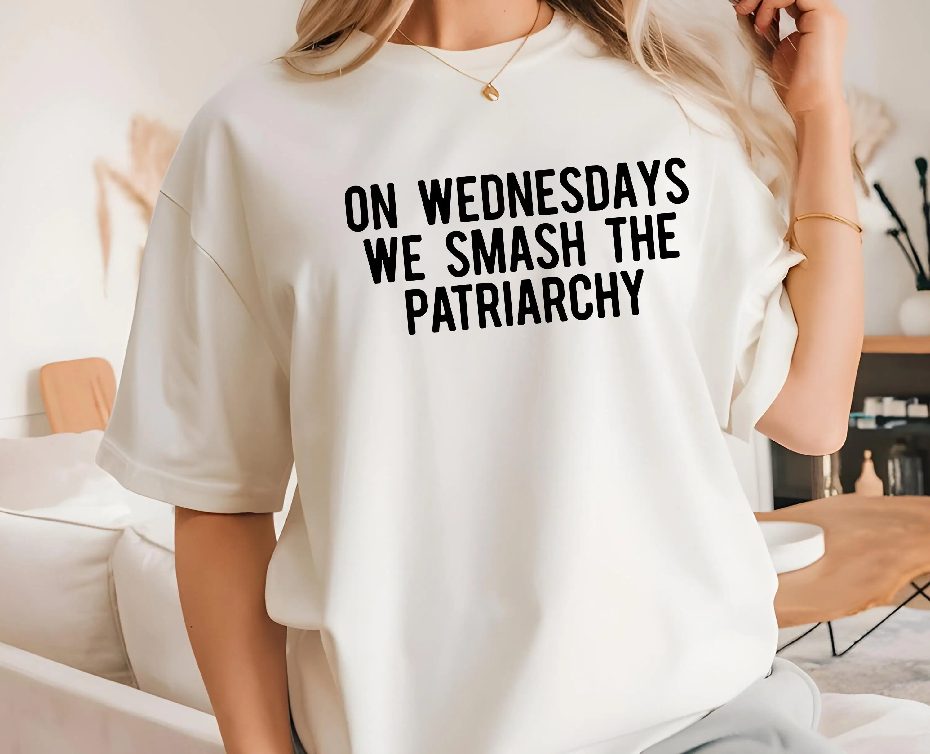 On Wednesdays We Smash The Patriarchy T Shirt Equal Rights Feminism Girl Power Liberal