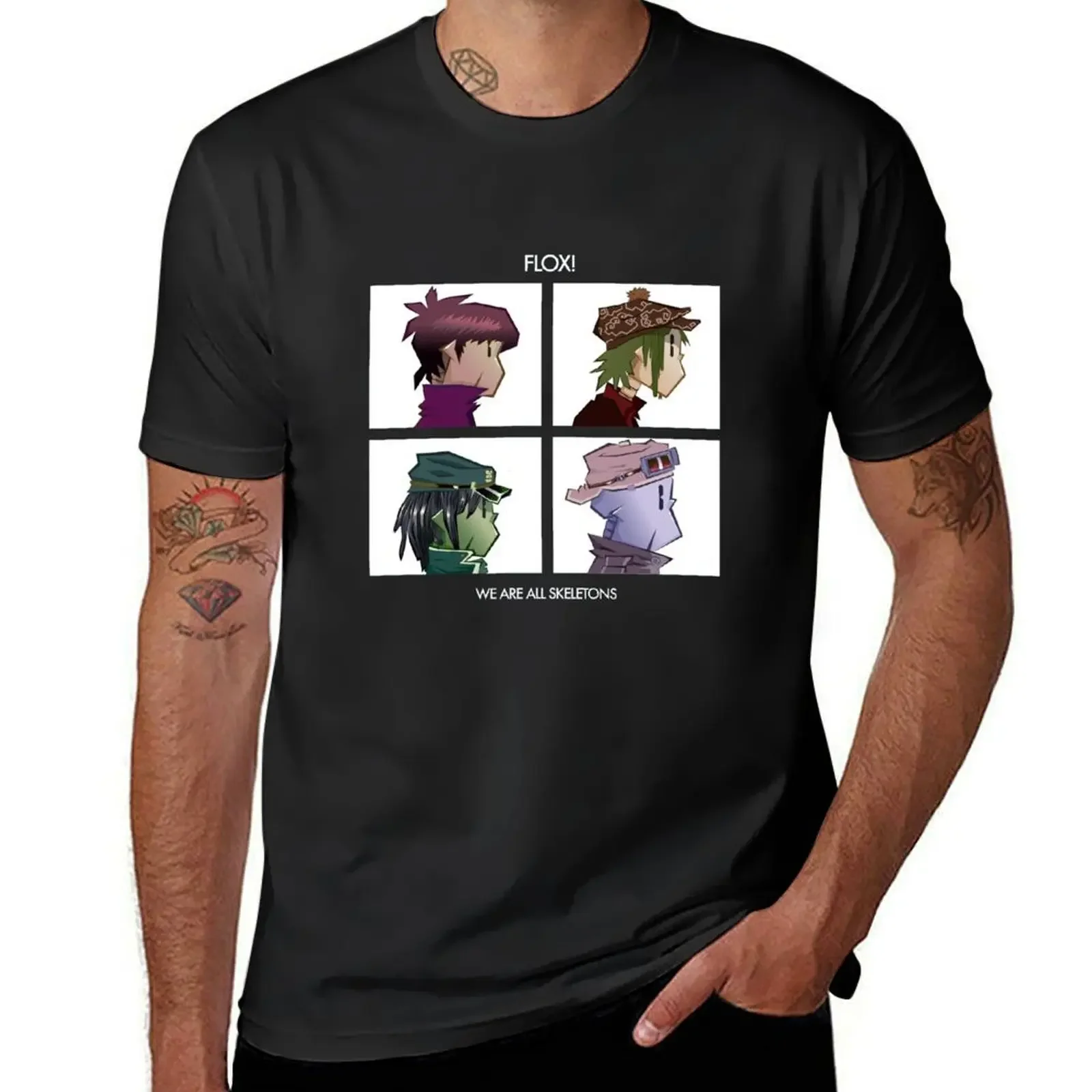 14.Copy of gorillaz gorillaz gorillaz the legend of Dayak house T-Shirt customs design your own kawaii clothes clothes for men