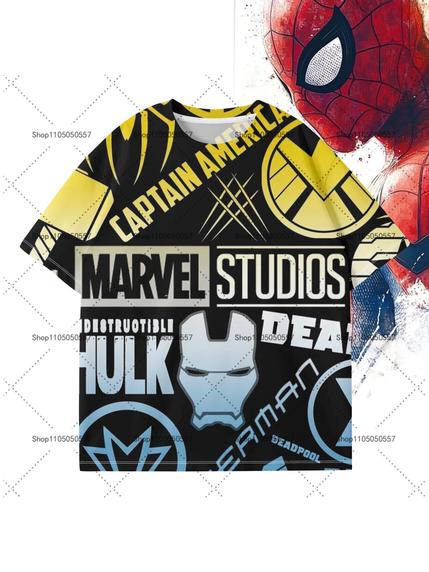 

Marvel Themed Short - Sleeve T - Shirts, Awesome Spider - Man, Iron Man & Venom Designs, Ideal for Summer Casual Outfits