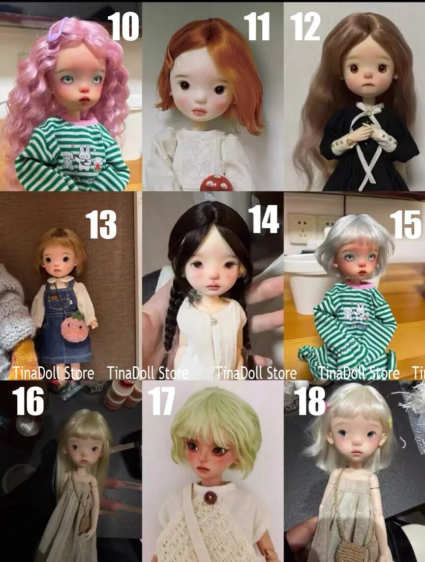 （TinaDoll Store）2026 new style  Various style Mohair Wigs for Landoudou Landazz 16cm head circumstance series two