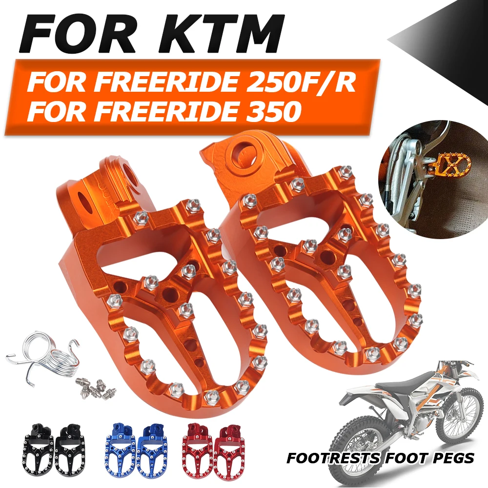 

For KTM FREERIDE 250F 250R 350 FREERIDE 250 F R 125 EXC Motorcycle Accessories Footrests Footpegs Foot Rests Pegs Pedals Parts