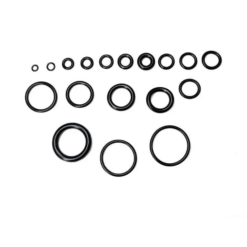

New High-quality For 50PCS/LOT Rubber O Ring Black O-Ring Washer Seals Watertightness Assortment Different Size