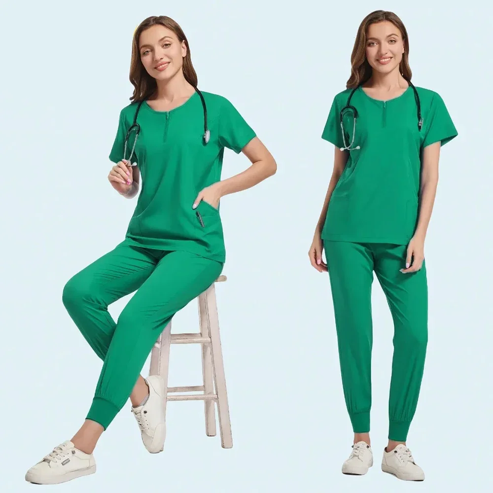 Vêtements de travail pour salon de beauté et spa, vêtements médicaux pour femmes, uniformes de travail, salopette de clinique dentaire, accessoires d'infirmière