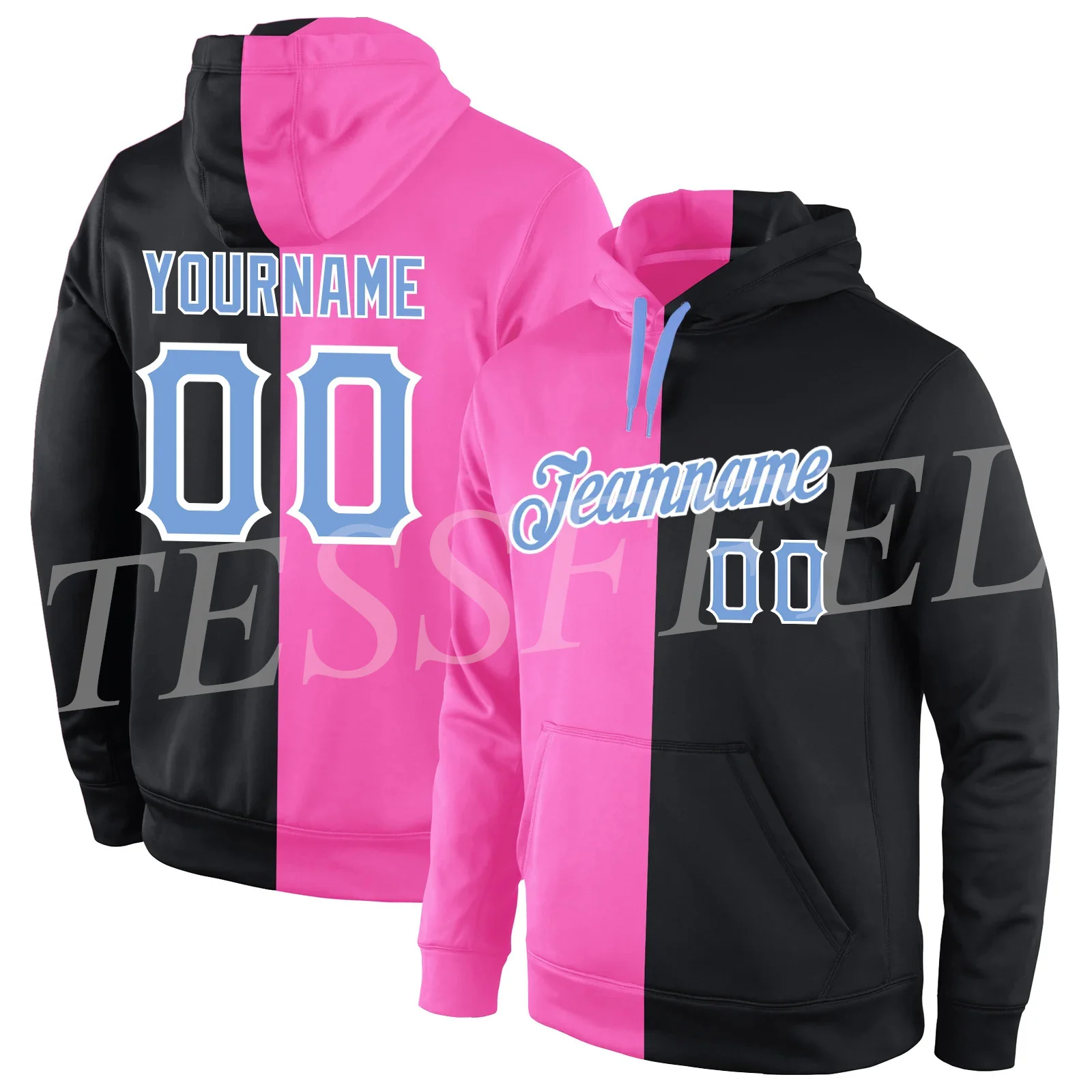 

Custom Name Number Uniform Multicolor Retro Vintage Harajuku 3DPrint Casual Pullover Hoodies Jacket Streetwear Long Sleeves X8