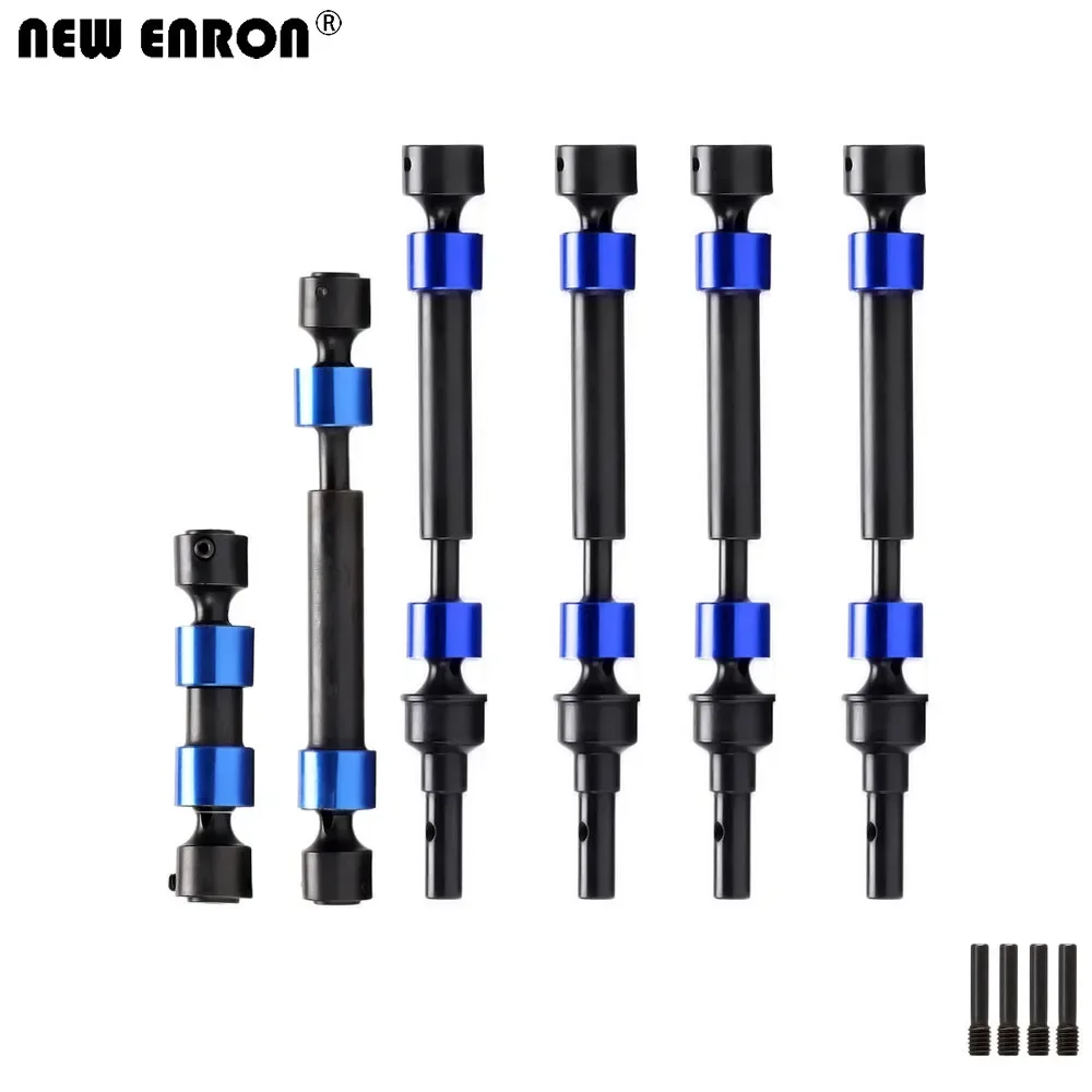 NEW ENRON Hard Steel 8650 8652 8653 8655 CVD Center Front Rear Drive Shaft Upgrade for RC Car Traxxas 1/10 E Revo 2.0 VXL 86086