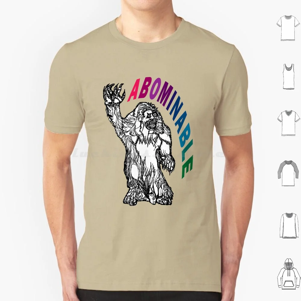 

Abominable Snowman T Shirt 6xl Cotton Cool Tee Abominable Snowman Abominable Snowman Sasquatch