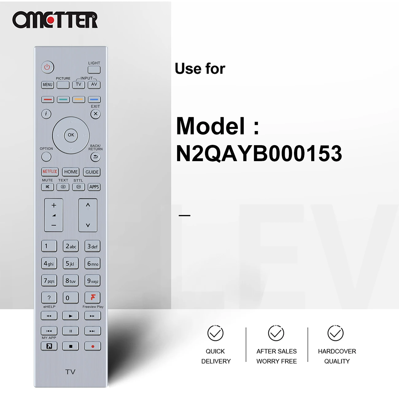 N2QAYA000153 For Panasonic TV Remote Control TX-55FZ952B TX-65FZ952B