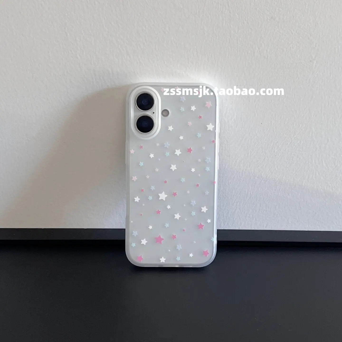 Korean Ins Colorful Star Matte Kawaii Girl Phone Case For iPhone 17 16 E 15 14 13 12 11 Pro XR X Max 7 8 Plus Mini Y2K Cover ﻿