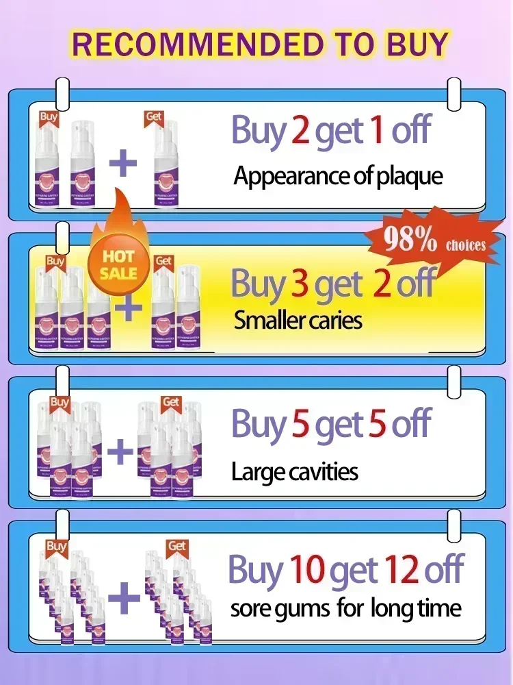 2025 إصلاح تسوس الأسنان جميع تسوسات الأسنان وتجاويف وتحمي تصحيح لون الأسنان #2