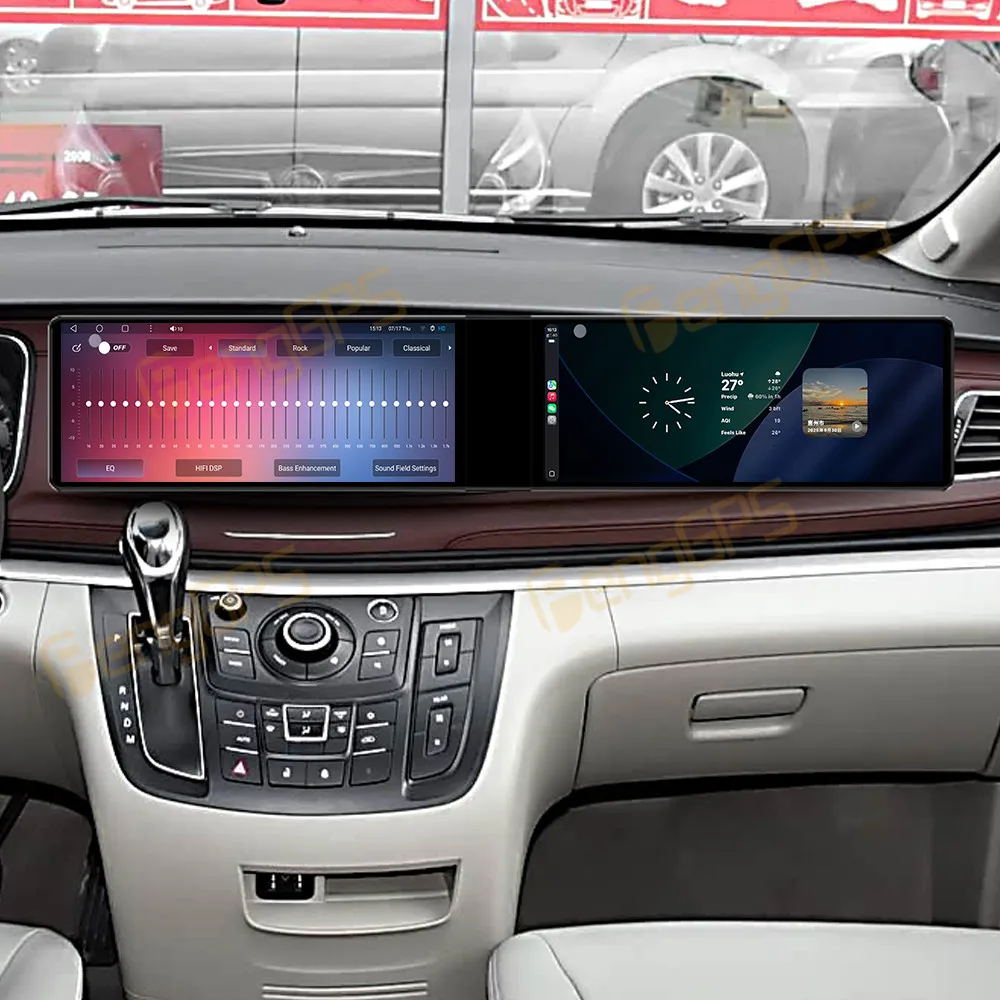 

24,6-дюймовый автомобильный радиоприемник для Buick GL8 2014-2017 с Android Auto, GPS-навигацией, мультимедийным видеоплеером и стереосистемой