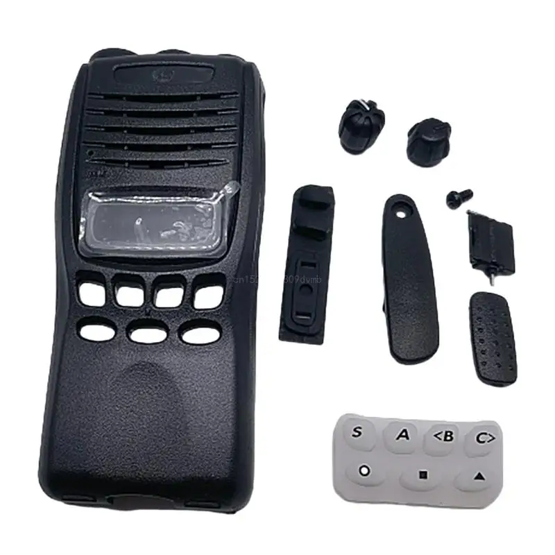 

Front Cover Outer Housing for TK3312 TK2317 TK3317 Radio WalkieTalkie Case Replacement Refurbish Set with Knob