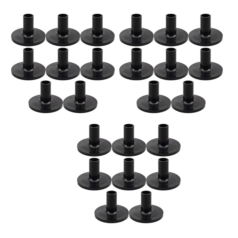 24Pcs Cymbal Sleeves 8PCS 38X26mm Black Drum Cymbal Sleeves Replacement For Shelf Drum Kit