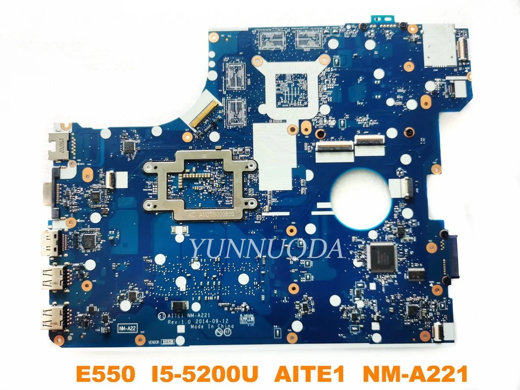 AILE1 NM-A221  For Lenovo Thinkpad E550C E550 Laptop Motherboard With 3205U i3-5005U i5-5200U i7-5500U CPU 100% Tested