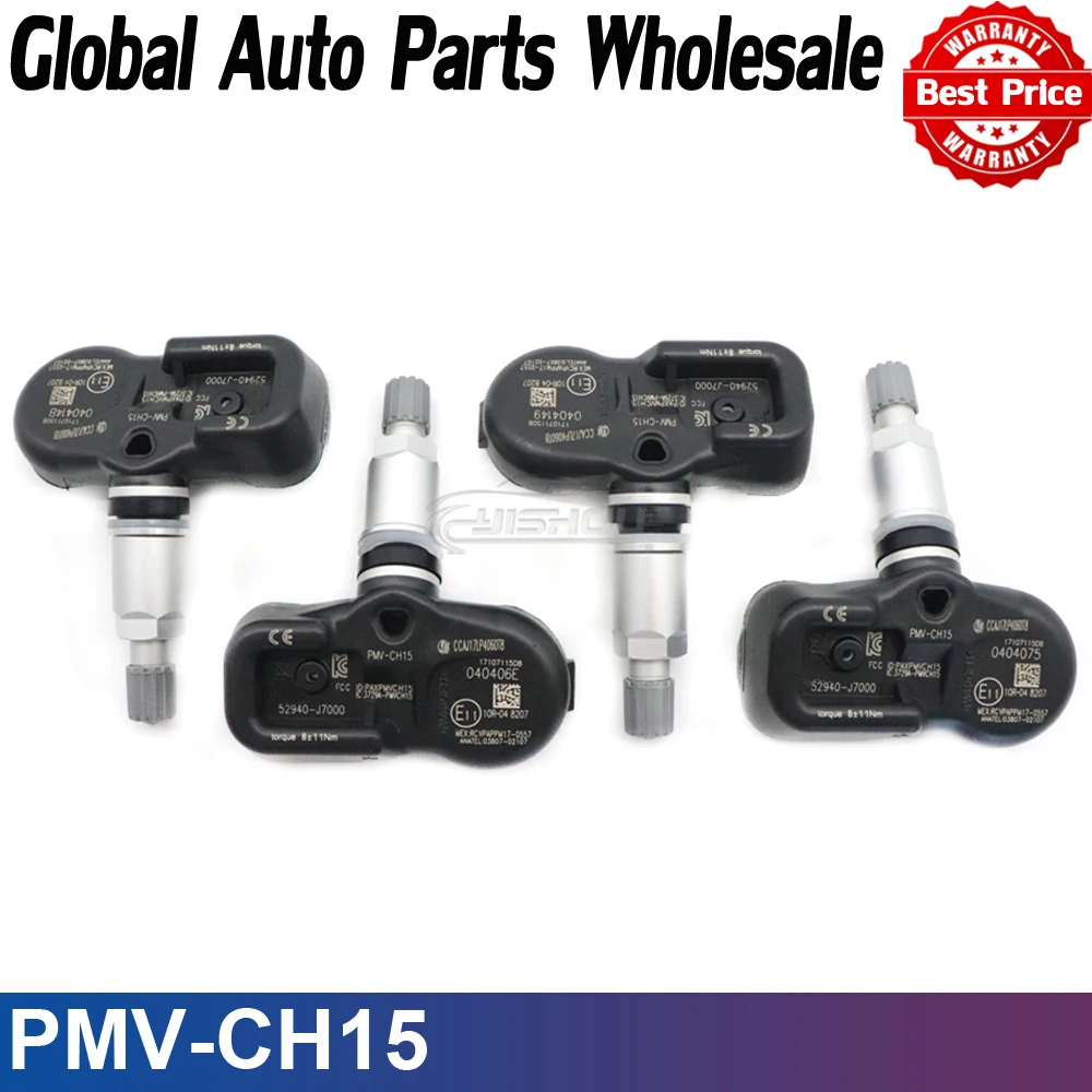 

PMV-CH15 Car New TPMS Tire Pressure Monitor Sensor 433MHz For Kia Cerato Koup K3 Ceed Forte 52940-J7000 52940J7000 PMVCH15