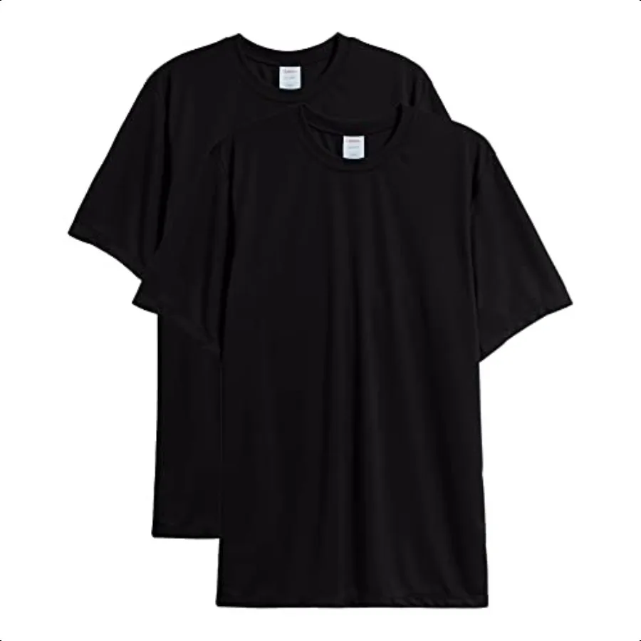 

Hanes Men's Cool Dri Performance TShirt MoistureWicking Short Sleeve Tee 40+ UPF Protection 2 Or 5 Pack