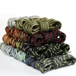 1 pair nylon Elastic shoelaces sneakers Outdoor hiking activities shoelace length 100/120/140/160cm  Round shoelaces 19 colors