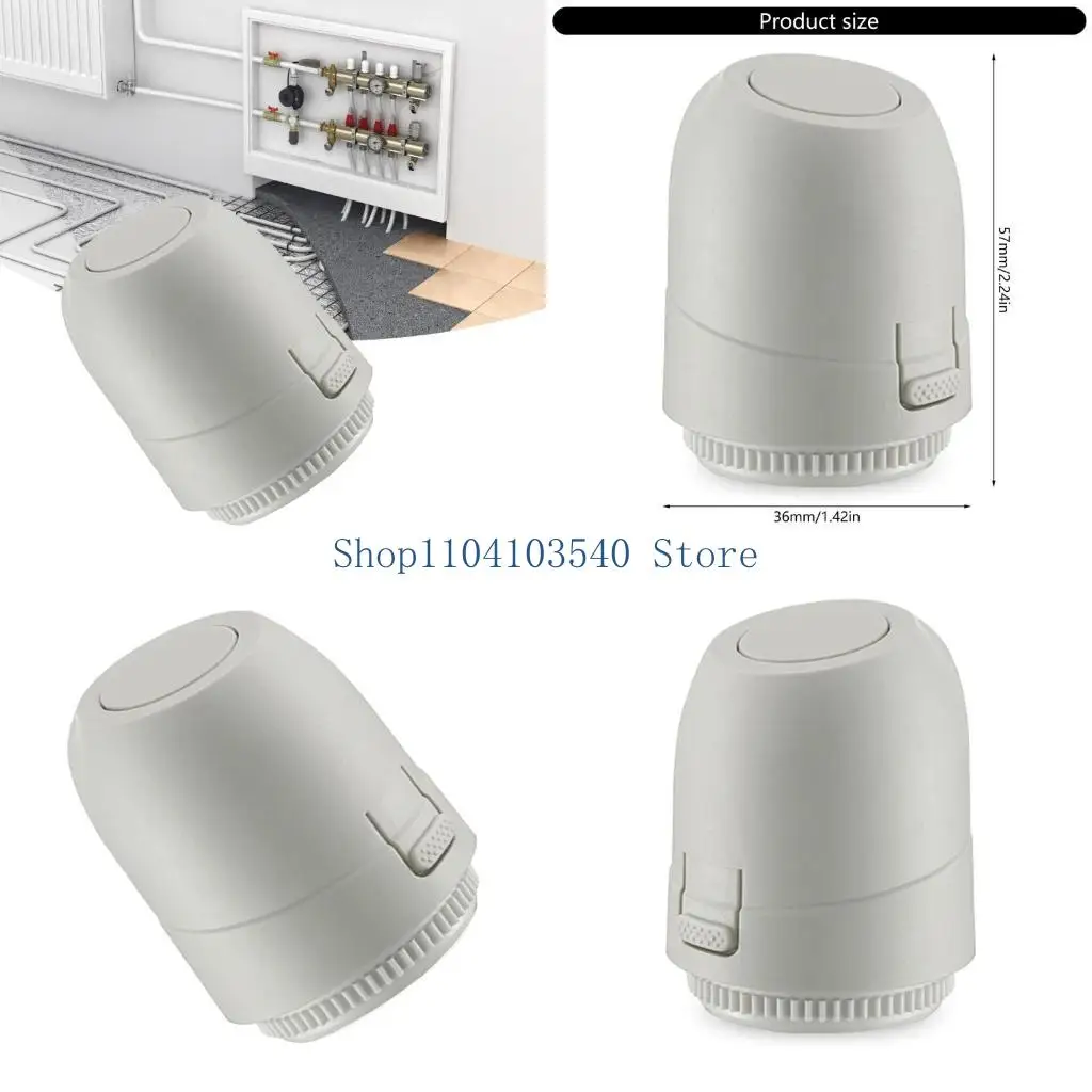 

02DC Маленький электрический термопривод 240 В, электрические клапаны для излучающего тепла, простое использование для системы