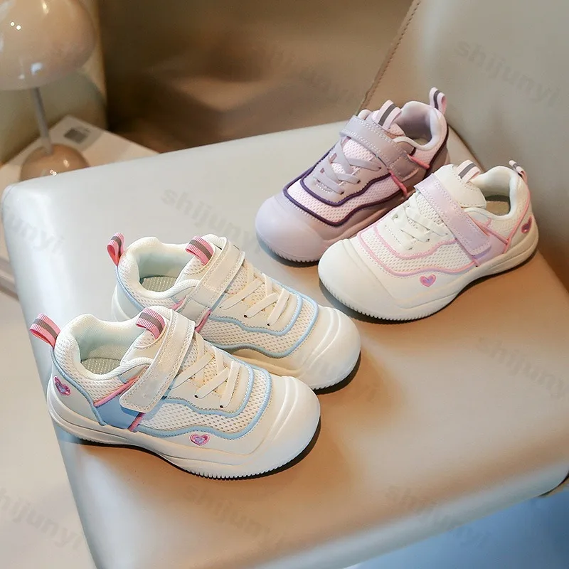 

Girls' Mesh Breathable Low Top Casual Sports Shoes Autumn 2025 Childrens' Fashion Trend Versatile Soft Sole Comfortable sneakers