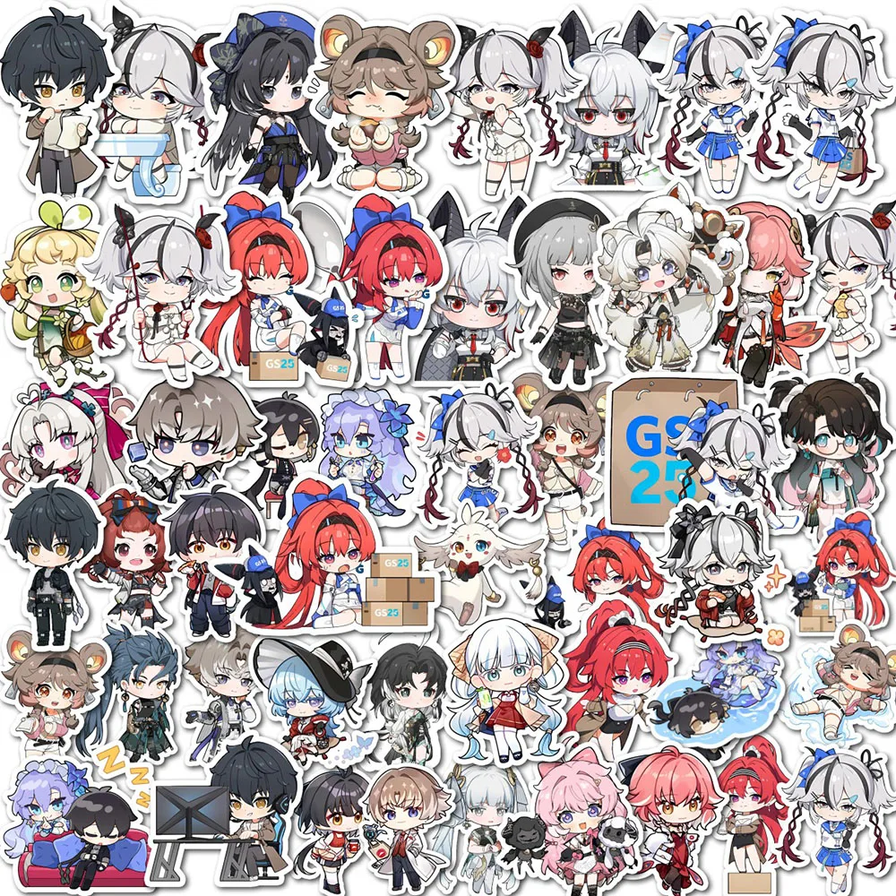 

Ocean Style Anime Stickers, Mildew-resistant Waterproof Decals for Humid Environment Daily Decor