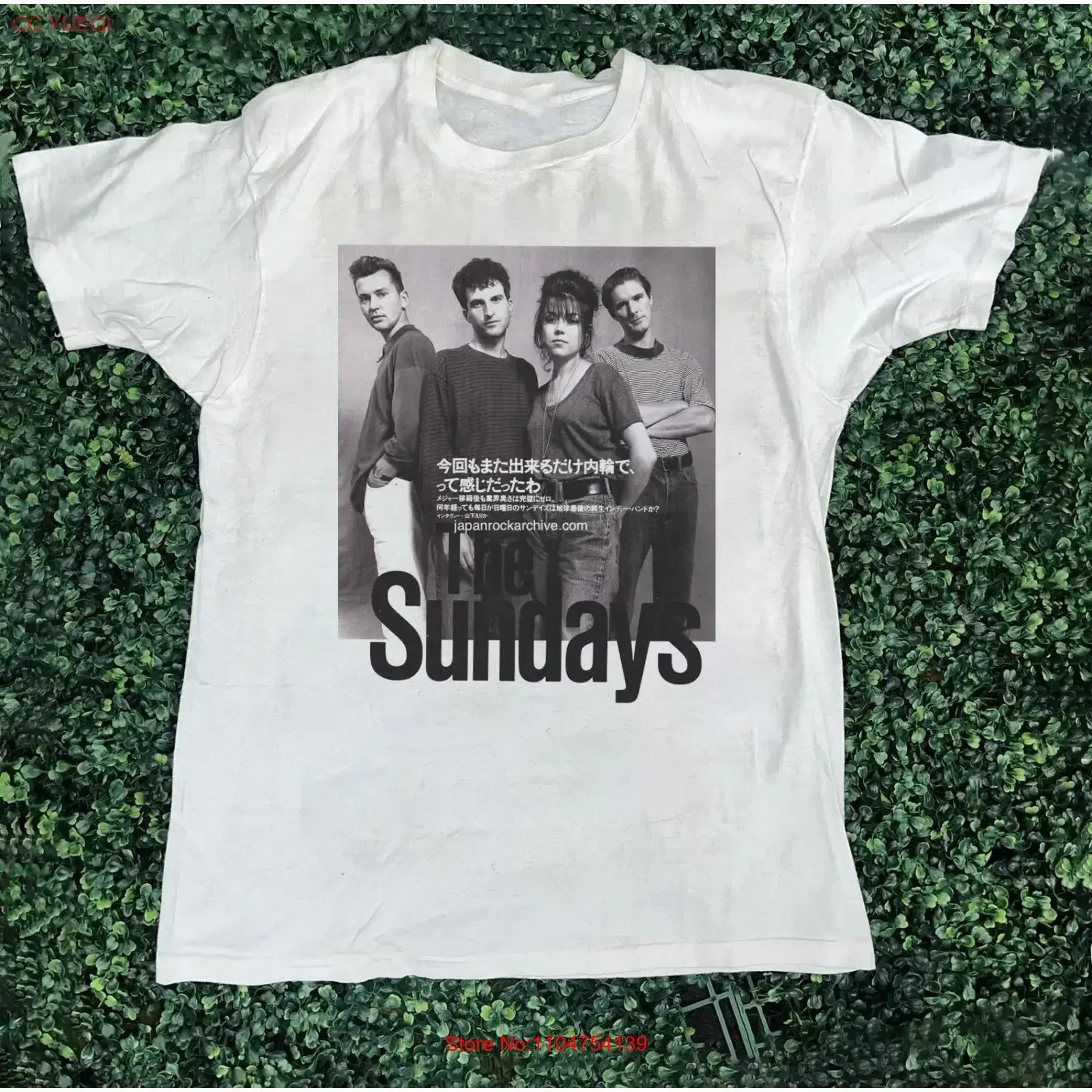 The Sunday band poster T Shirt All Size S To 5XL vintage Washed Breathable designer clothes Top For Everyday Wear Stretched