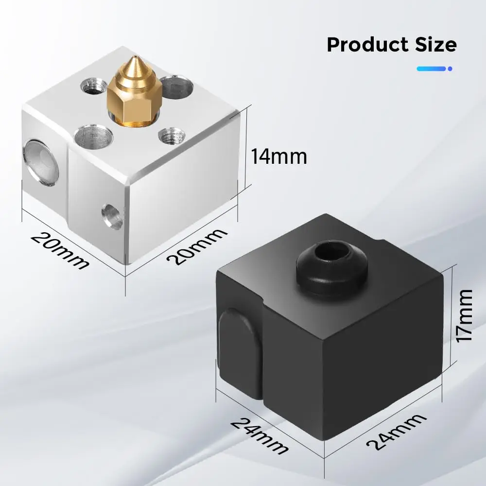 Creality Hochgeschwindigkeits-Messingdüse 0,2/0,4/0,6/0,8/1,0 mm M6 0,4 mm Düsen-Kit für Ender-3 V3 SE/Ender 5 S1/Ender 7 3D-Druckerteil – Detail 10