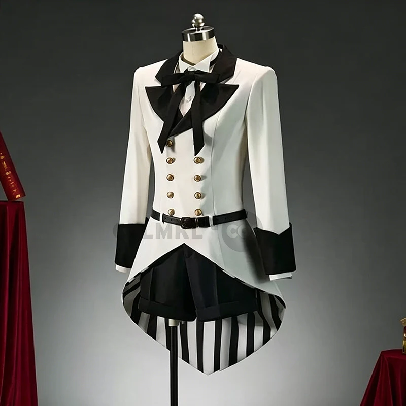 Disfraz de Cosplay de Anime Ciel Phantomhive, Chaqueta, Pantalones Cortos, Camisa, Chaleco, para Conventión de Animación, Halloween, Navidad