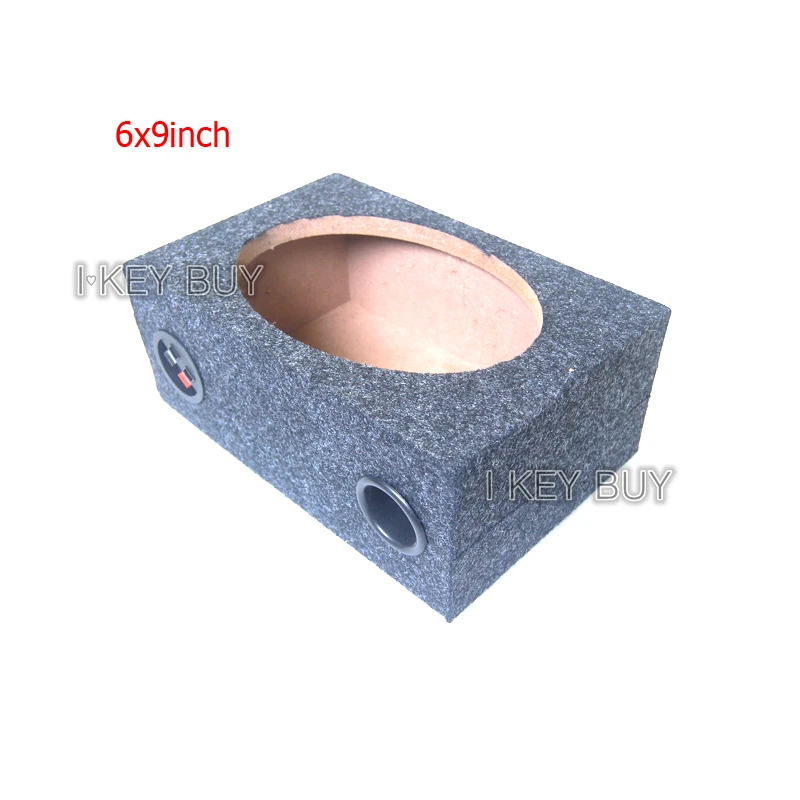 6x9Inch Speaker Empty Cabinet Wooden  Box Square MDF Felt Shell Car Modified Subwoofer Passive With Terminal