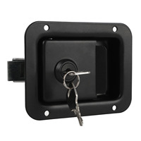Trailer Paddle Door Lock Latch Stylish Rugged Reliable RV Handle Toolbox Latch with Keys For RVs Trucks Campers