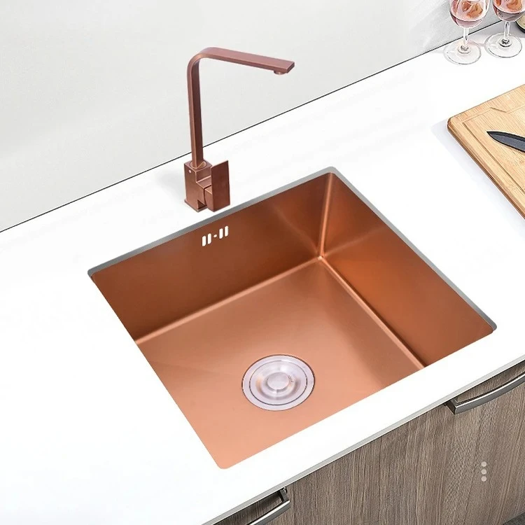 Handmade Single-Bowl Kitchen Prep Sink | 304 Stainless Steel Sink | Undermount, Island, or Bar Counter Sink
