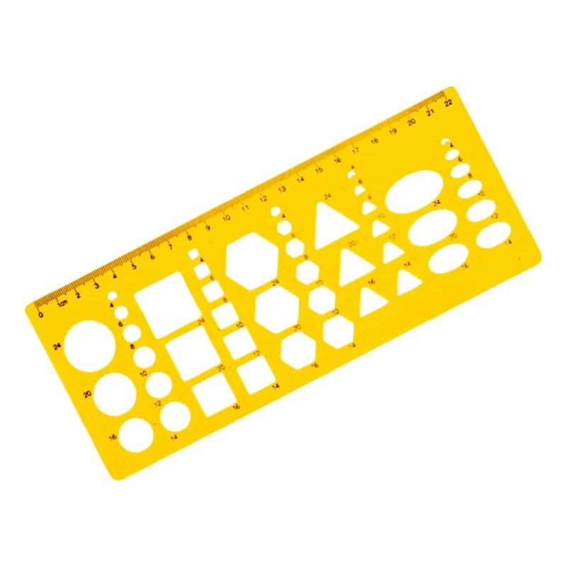 Modelli disegno geometrico Stencil disegno Modelli ovali Righelli misurazione