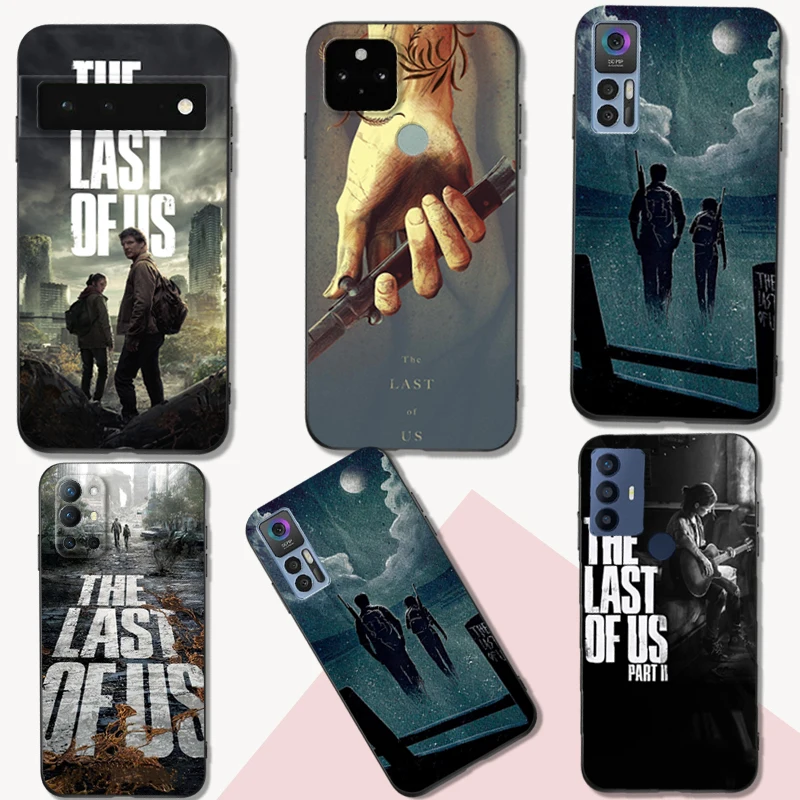 Black Tpu Case For TCL phone 30 plus 303 30XE 30V 30SE E 306 305 The Last of Us TV Show Ellie