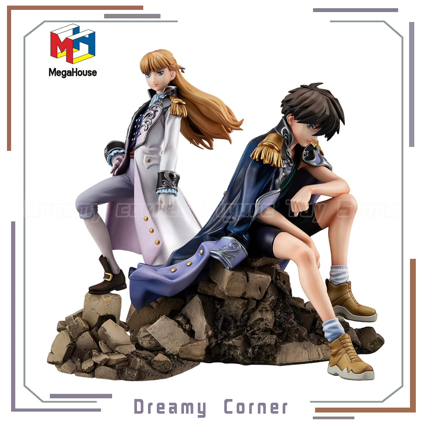 

【In Stock】Original Alpha Omega MegaHouse Heero Yuy Relena Peacecraft 30th Anniversary 1/8 Scale Figure Collection Model