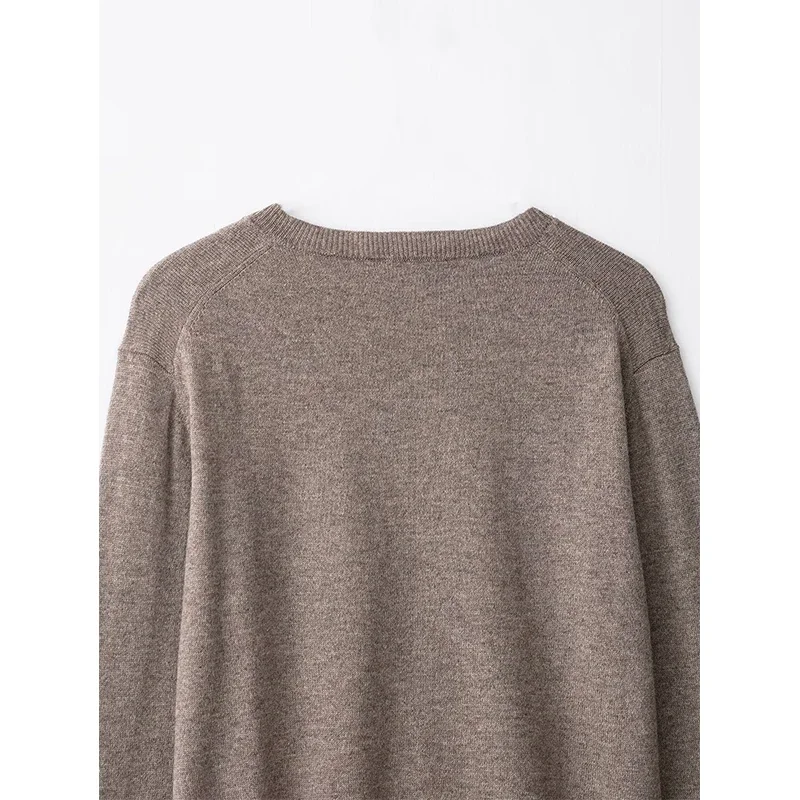 المرأة متماسكة البلوز سترة الخريف الشتاء موضة Argyle الخامس الرقبة طويلة الأكمام البلوزات Vintage ملابس خارجية الإناث شيك القمم #5