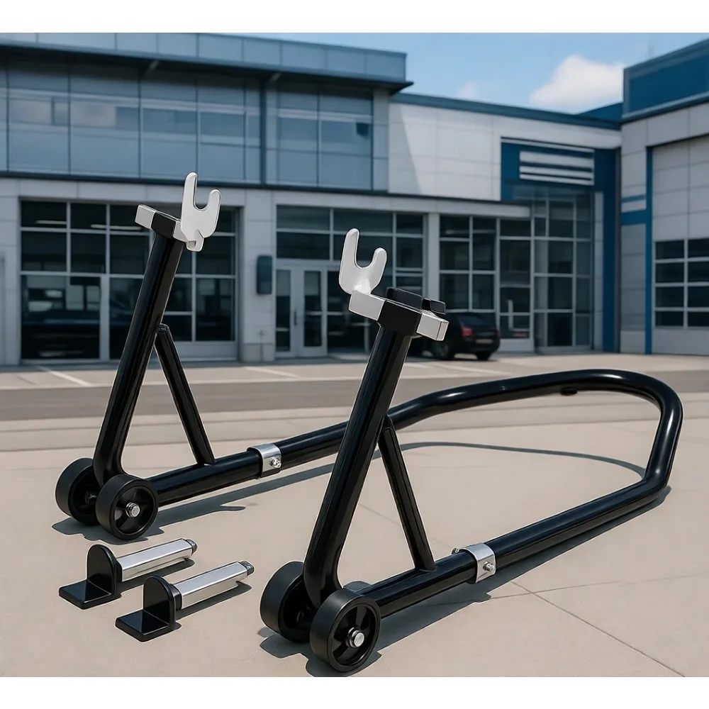 

Rear Swingarm Spool Paddock Stand 500Lbs Combo Wheel Lift for Sport Bike