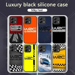 WRC hot Racing fashion Phone Case For Xiaomi Redmi Note 13,12,11, 10 Pro Plus S, 5G, 12S, Soft Black Phone Cover