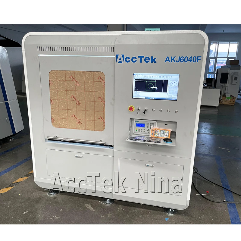 High Precision Cnc Laser Cutting Fiber Laser Machine 6040 Small Size Metal Laser Cutter for Steel Aluminum