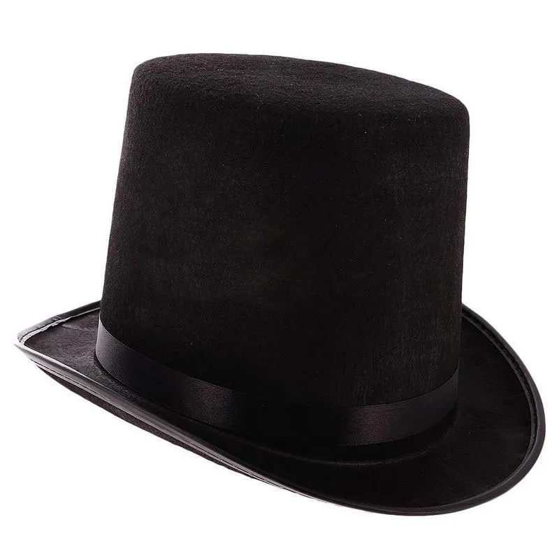 Magician Hat Solid Color Holiday Party Halloween Hat Fashion Unisex Personality Party Show Children/Adult Hat