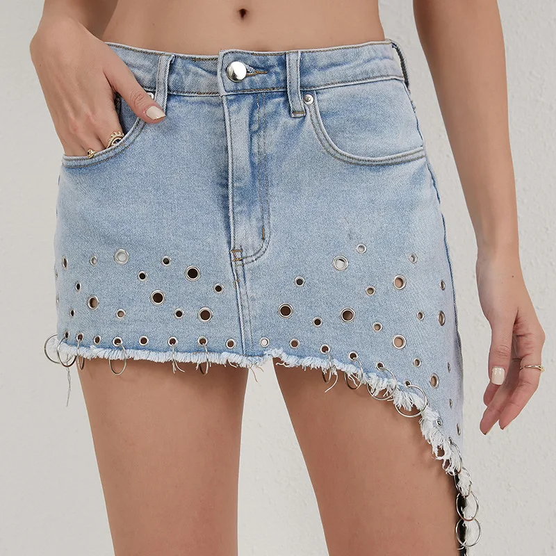 

2026 Women's Clothing Design Sense Spring and Summer New Sexy Denim Skirt Women