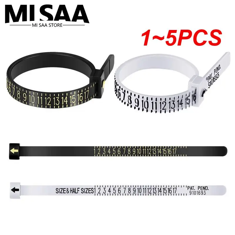 1~5PCS Measurement Belt American Usa Standard Official Jewelry Making Accessory Tools Finger Tester Men And Womens Sizes