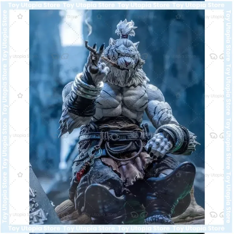 

In Stock for Jiangmeng White Tiger 1/12 Planet Furui White Tiger Tiger Man Extra Color Version Actual Doll Figure Model Toys