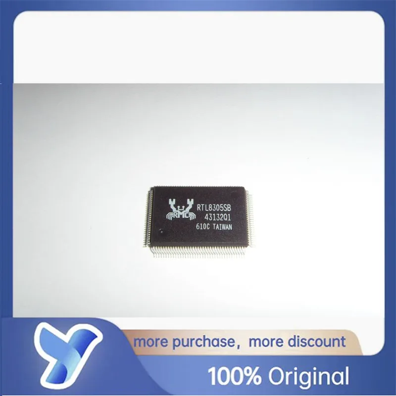 Original New RTL8305SB-VD-LF QFP128 REALTEK Graphic Card Chip IC Integrated Circuit Chip