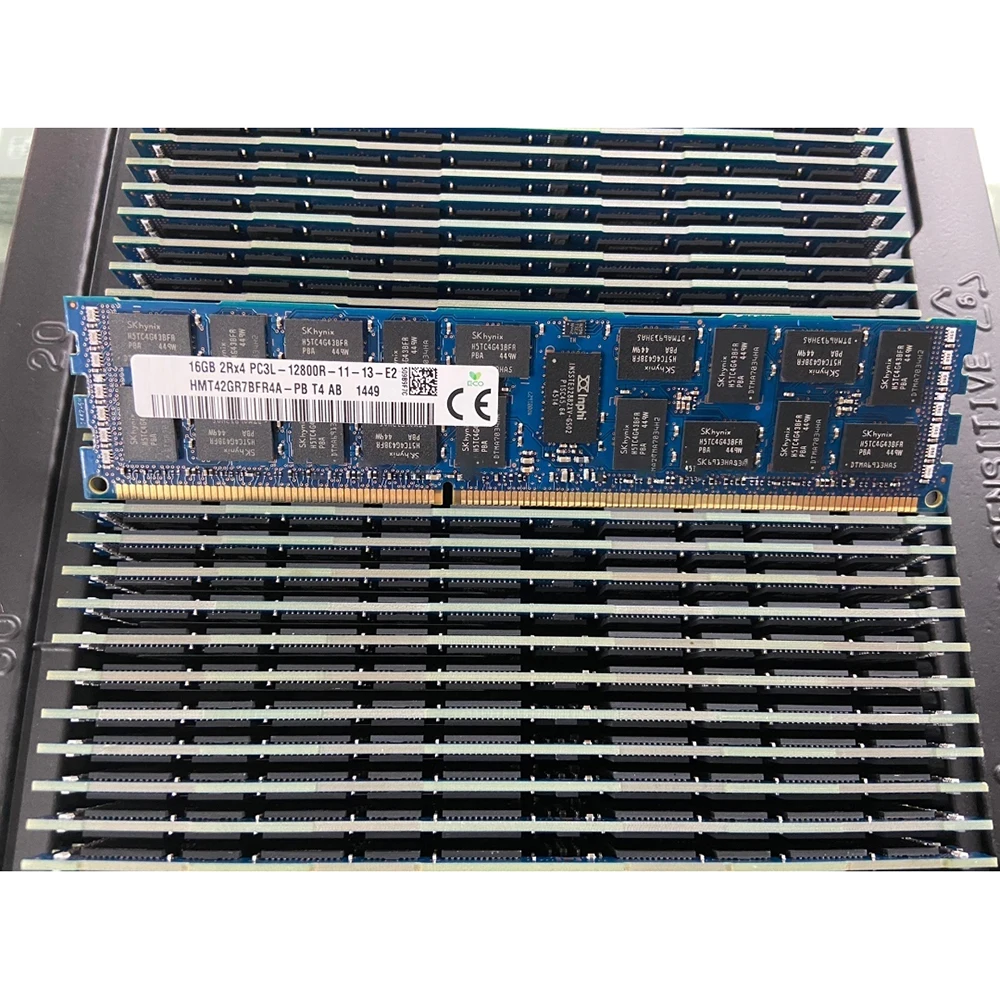 Memoria de servidor de piezas, 1 PC3L-12800R RAM, 16GB, 16GB, 2RX4, HMT42GR7BFR4A-PB, alta calidad, envío rápido