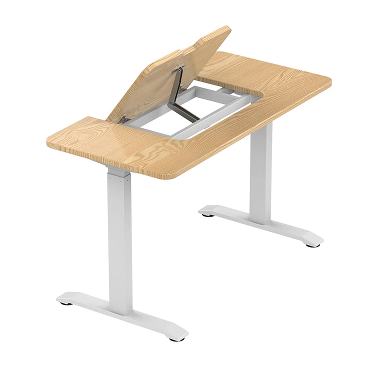 Table d'étude réglable pour étudiants, bureau à moteur pour touristes électriques, table d'étude pour enfants, réglable