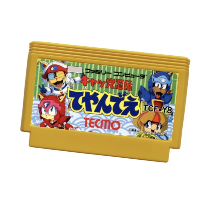 Samurai Pizza Cats Game Cartridge for FC Console 60Pins Video Game Card