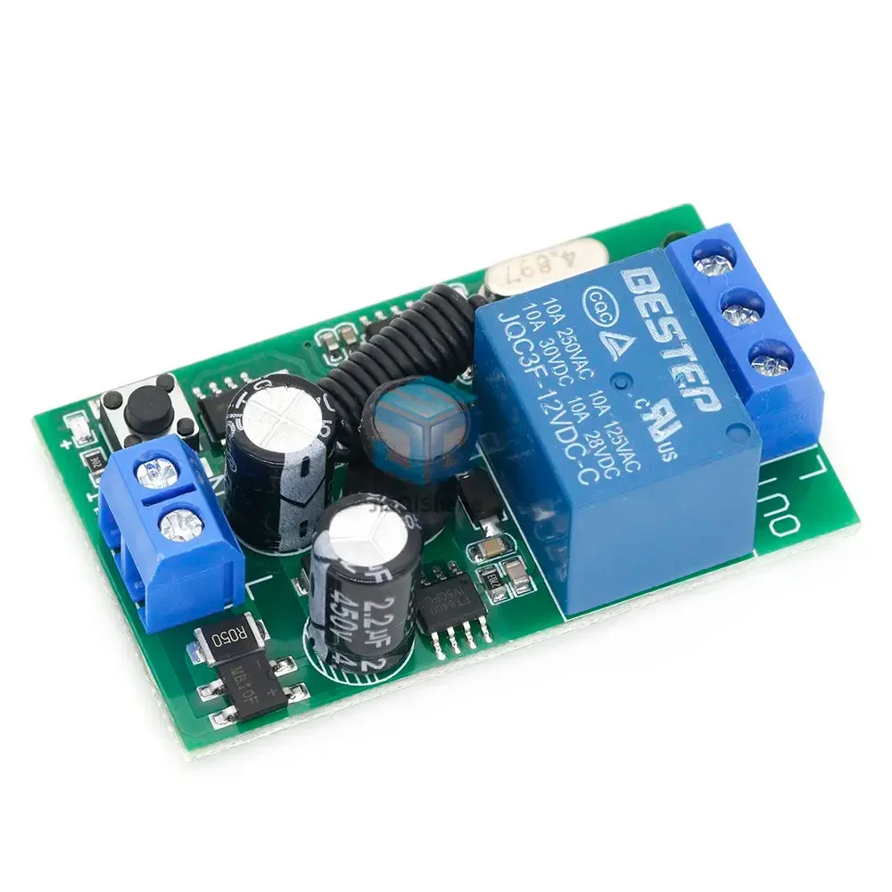 315MHZ 433MHz 315 433 MHZ AC 85- 220V 10A 1 Ch Channel Wireless RF Remote Control Board Transmitter Receiver Relay Switch Module